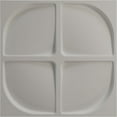 thumbnail image 5 of Ekena Millwork 19 5/8"W x 19 5/8"H Edmund EnduraWall Decorative 3D Wall Panel, UltraCover Satin Smokey Beige (12-Pack for 32.04 Sq. Ft.), 5 of 6
