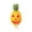 A, variant on Halloween Pineapple Pumpkin Light Decoration, 2025 Halloween Pineapple Lantern, Yellow Resin Pineapple Jack O Lantern, Festive Outdoor Indoor Furniture Decoration (Yellow)