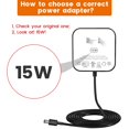 thumbnail image 2 of Adaptador de corriente de 15 W y 12 V de repuesto para Echo Pop, Dot de quinta generación, 2 of 7