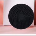 thumbnail image 2 of Alfombrilla de limpieza de brochas, almohadilla limpiadora de brochas de maquillaje de silicona, herramienta de lavado portátil, alfombrilla de limpieza de maquillaje cosmético con ventosa (negro, 2 of 3