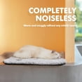 thumbnail image 6 of Self Warming Cat Bed for Indoor Cats Fluffy Self Heating Pet Pad with Removable Washable Cover Non Slip for Cat Dogs, Gray, 29*19, 6 of 8