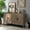 antique gray, variant on Lingstar 59.8 x 15.6 x 32.3 Inches Wooden Twill Storage Cabinet Sideboard, Antique Gray