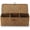 khaki, variant on Shelf Baskets with Lid, 12.6 x 4.72inch Handwoven Wicker Storage Bins Box with 3 Sections, Rectangular Wicker Basket Storage Organizer Wicker Basket for Shelf,Desktop Storage Box Storage Basket