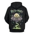 thumbnail image 3 of Rick And Morty Unisex Adult Hoodie Casual Hooded Sweatshirt Pullover Novelty 3D Printed Sweater Jacket 3XL, 3 of 8