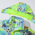 thumbnail image 5 of Toddler Boys Windbreaker Jacket With Detachable Hood Kids Outdoor Casual School Wear Lightweight Raincoat Fall Winter Clothes Green Size 3-4T, 5 of 7