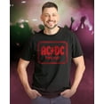 thumbnail image 3 of AC/DC Red Jagged Logo Band Power Up Rock n Roll Tee for Men T-Shirt X-Large Black, 3 of 4