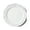 White&Silver||7.5" Plates, variant on Pebbled Collection White & Silver 7.5" Round Salad Premium Heavyweight Disposable Plastic for Elegant Parties, Weddings & All Occasions:10CT