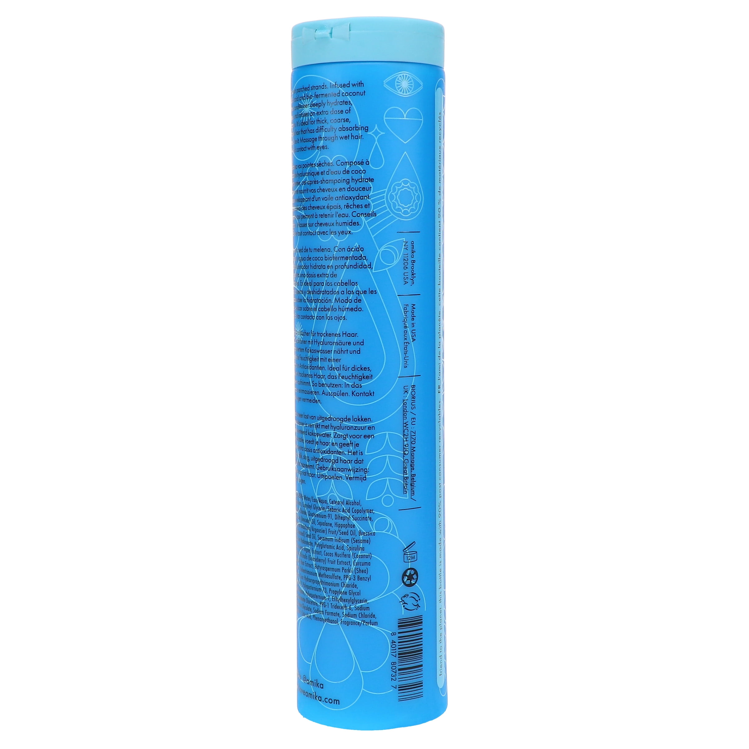 Amika Hydro Rush Intense Moisture Conditioner 9.2 Oz