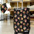thumbnail image 6 of Pioneer Flower Floral Print Pattern Luggage Cover,Stretch Travel Baggage Protector with Top & Side Openings, Tear Resistant Gift Ideas for Students Professionals,XL(29-32in), 6 of 7