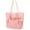 Pink, variant on Beach Bag Makeup Towels Large Capacity Shoulder Bag for Picnic Camping Women Black