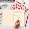 thumbnail image 4 of FORMRS 1-Subject Spiral Notebook 8" x 5" College Ruled 60 Refillable Sheet A5 Hard Cover, 2 Pack, Cherries Pattern, 4 of 7