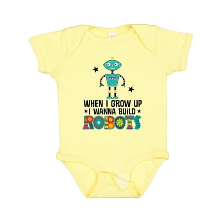

Inktastic Future Robot Builder Robotics Engineer Gift Baby Boy or Baby Girl Bodysuit