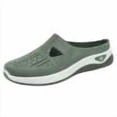 thumbnail image 7 of YHAJDS Women's Slip On Sandals Closed Toe Half Slip Breathable Mesh Soft Sole Indoor Outdoor Home Daily, 7 of 7