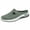 Green, variant on Shoes for Women Breathable Mesh Flat Closed Round Toe Backless Slip On Walking Sneakers Casual Lightweight Comfort Outdoor Sports Wedge Mule