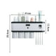 thumbnail image 2 of Esterilizador de cepillos de dientes inteligente, eléctrico, para colgar en la pared, para inodoro, sin perforaciones, caja de almacenamiento, estante para pasta de dientes, 2 of 5