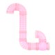 thumbnail image 1 of Túnel de Hámster Tubería Tubo DIY Accesorios Colocar Jaula Casa de Mascota Conveniente Cómodo - rosado, tal se describe SM SunniMix Pet Hamster Tunnel External, 1 of 8