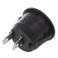 thumbnail image 2 of 20Pcs AC 6A 10A 250V on Off Snap In SPST Round Boat Rocker Switch Black, 2 of 4