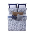 thumbnail image 4 of Indienne Paisley Navy and White Cotton 2-Piece Twin XL Comforter Set, floral themed, for Men and Women, OEKO-TEX Certified Confidence, 4 of 4