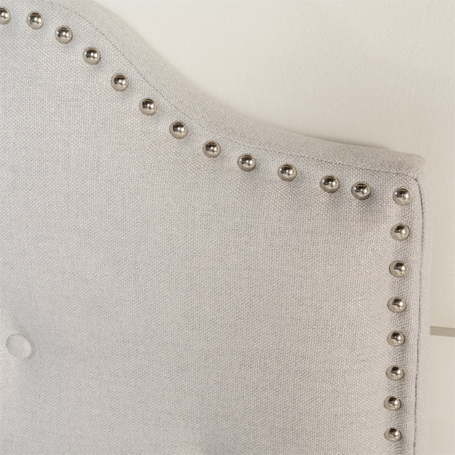Kepooman Upholstered Headboard, Button Tufted Upholstery, Queen & Full Size, Greyish Beige Kepooman Upholstered Headboard, Button Tufted Upholstery, Queen & Full Size, Greyish Beige