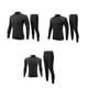 thumbnail image 2 of Sonducket Ropa deportiva para hombre, ropa deportiva para correr, ejercicio, gimnasio, traje deportivo, traje transpirable, chándal con Pijama gris negro L, 2 of 6