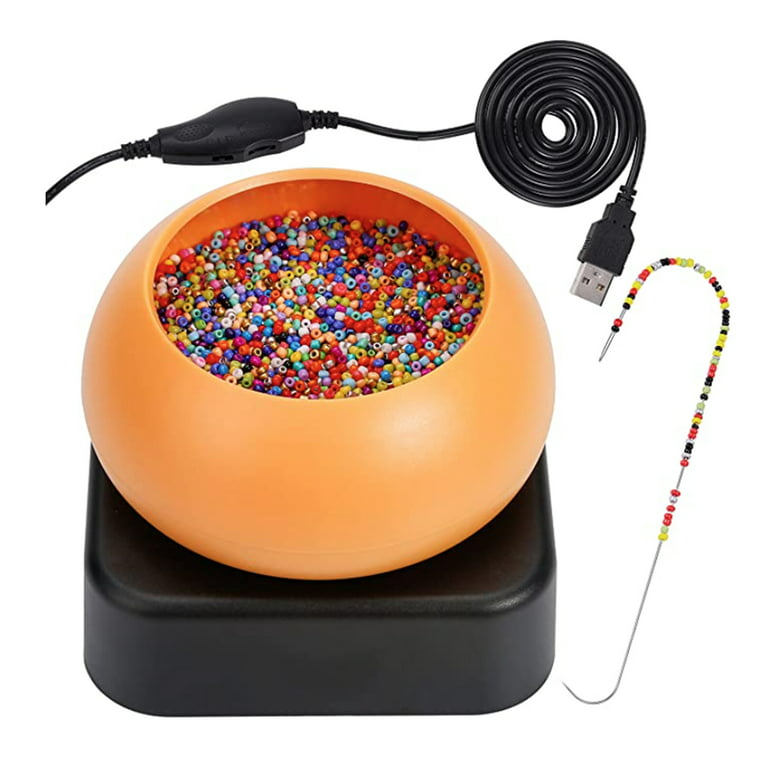 Automatic Bead Spinner Electric Beading Bowl Spinner Adjustable Direction  Spinning Bead Loader for DIY Bracelet Jewelry Necklace - AliExpress
