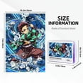 thumbnail image 4 of Demon Slayer Tanjiro Kamado 300 Piece Jigsaw Puzzle for Families Challenging Picture Puzzles Game for Gift Art Home Decor, 4 of 9
