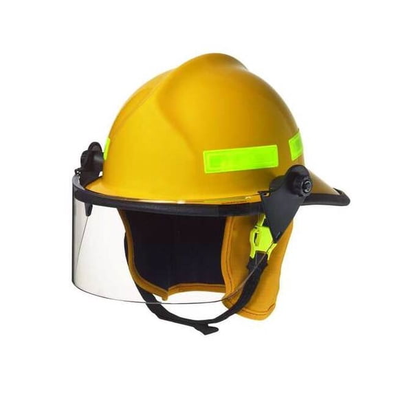 Cairns Fire Helmet,Yellow,Modern 660CFSY