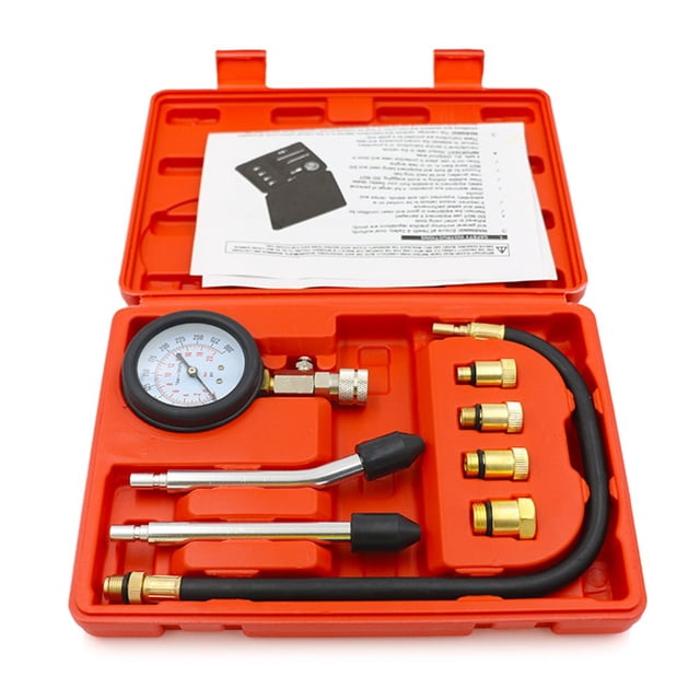 HLONK Compression Tester Kit for Engine Cylinder Compression Tester Engine Gauges Kit for Car Motorbike