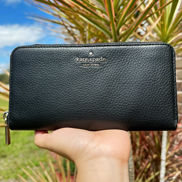 Kate Spade Leila Large Continental Womens pebbled leather wallet