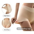 thumbnail image 3 of MEIYATING Women's Underwear Boyshorts Cotton Stretch Panties High Waisted Soft Plus Size 4 Pack, 3 of 7