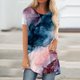 thumbnail image 2 of Elegante blusa de manga corta con cuello redondo y manga abullonada para mujer OAVQHLG3B Store  lin121212, 2 of 4