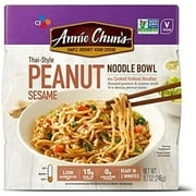 Annie Chuns Noodle Bowl, Thai-Style Peanut Sesame, Non Gmo, Vegan, 8.7 Oz (Pack Of 6)