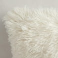 thumbnail image 4 of Set Of 2 Fluffy Faux Fur Cushions Soft Artificial Fur 43x43 Cm, 4 of 5