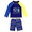 Navy Fish, variant on Boys Two Piece Rash Guard Swimsuits Kids Long Sleeve Sunsuit Swimwear Sets