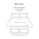 thumbnail image 3 of Edredón Ligero Pinsonic Doble Vista con Fundas de Almohada Esquimal (Blanco, King Size), 3 of 5