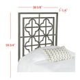 thumbnail image 3 of SAFAVIEH Lucinda Geometric Glam Metal Headboard, Twin, Antique Iron, 3 of 4