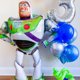 thumbnail image 3 of Globos de aluminio con forma de Buzz Lightyear en 3D, suministros de decoración para fiestas de cumpleaños, juguetes para niños, 3 of 4