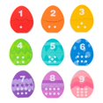 thumbnail image 1 of Juego de combinación de colores, juguete educativo de aprendizaje temprano, material didáctico, reconocimiento sensorial de madera para niños pequeños, 1 of 9