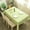 Green, variant on Rectangle Vinyl Tablecloth, Simple Waterproof And Oil-proof Checkered Tablecloth, Square Plastic Tablecloth, Heavy Duty Wipeable Table Covers for Picnic, Outdoor, Camping