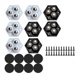 thumbnail image 1 of Self Adhesive Caster Wheels 8Pcs, Stainless Steel 360 Degree Swivel Wheels for Kitchen Appliances, 1 of 5