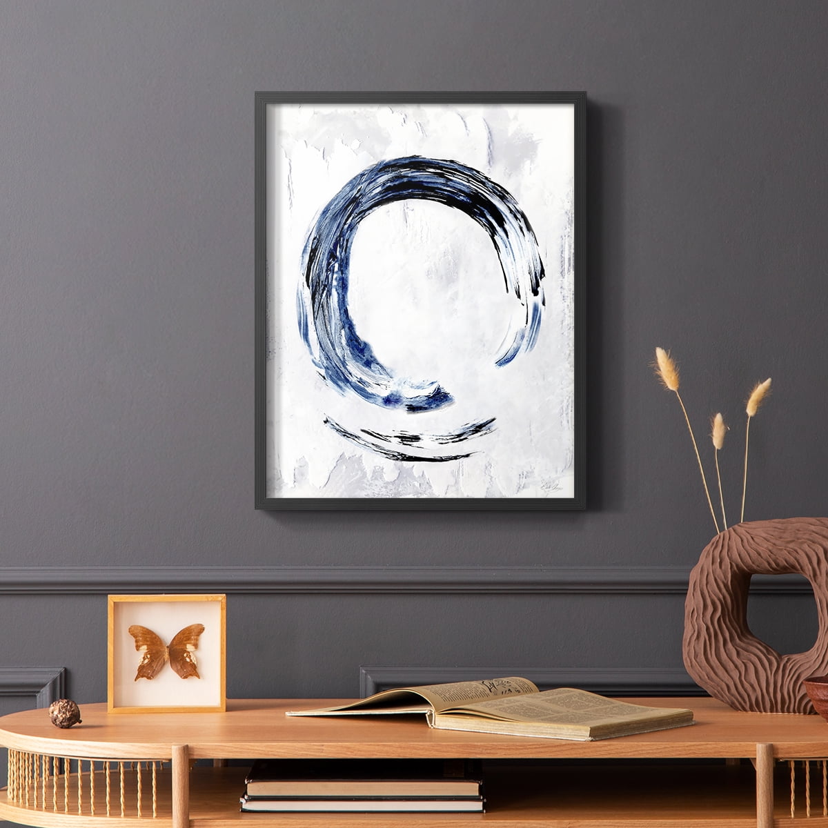 Moonglade II in Black Solid Wood 11 x 14 Framed Print