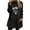 Black, variant on Sexlip Women Oversized Sweater Dress Winter Pullover Trendy Fuzzy Crew Neck Long Sleeve Casual Mini Dress with Pockets White L