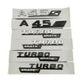 thumbnail image 5 of 3d Black Chrome Letters For Car Logo Stickers Fit For Mercedes A45S AMG W177 Accessories Turbo 4matic Emblem Rear Trunk Badge, 5 of 7