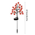 thumbnail image 3 of Halloween Decorations Outdoor Lights Maple Leaf Solar Decorative Stake Light for Yard Lawn Patio Fall Holiday Accent Piece 1 Pack, 3 of 6