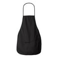 thumbnail image 3 of LIBERTY BAGS Aprons for Men and Women | 6 Pieces of Cooking Aprons with Pockets Made with 9 Oz./yd², 70/30 Polyester/cotton Heavy Twill - Black | Size - One Size(20" W x 24" L), 3 of 4