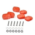 thumbnail image 1 of pitrice 6 Acrylique Guitare Tuning Chevilles Tuners Machines Têtes Boutons Jade Rouge, 1 of 9