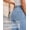 SkyBlue, variant on Merokeety Womens 2026 Mid Rise Button Fly Baggy Wide Leg Denim Jeans indigo 16