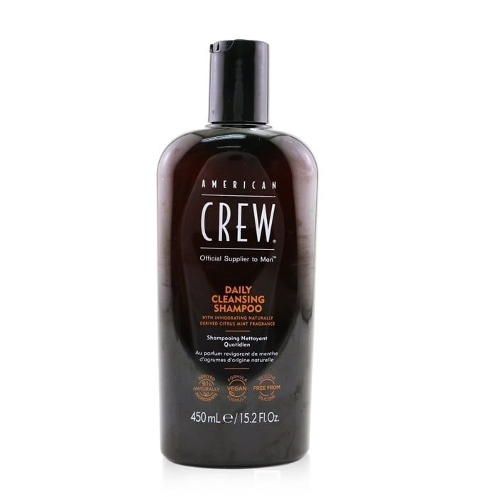 forbedre varsel Stor American Crew Men Daily Cleansing Shampoo (For Normal To Oily Hair And  Scalp) 450ml/15.2oz - Walmart.com