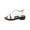 White, variant on Sandals for Women 2026 Women's Plus Size Fashion Retro Open Toe Round Toe Wedge Beach Sandals