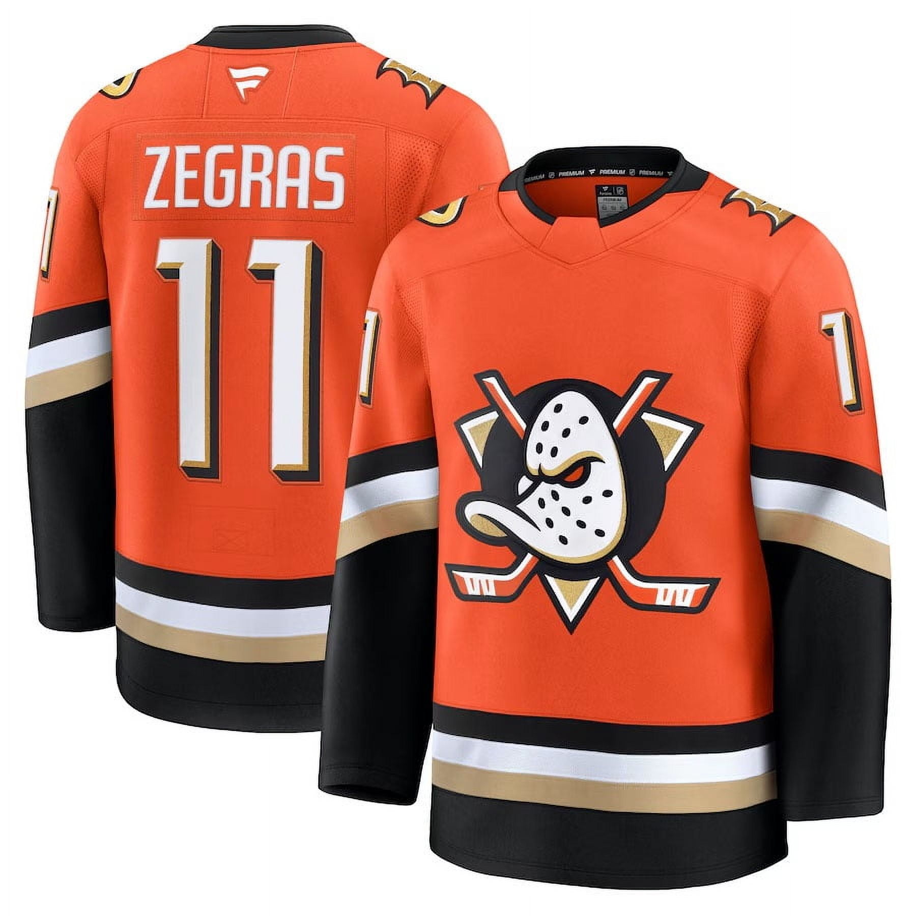 Men's Ice Hockey Jersey Anaheim Ducks Zegras 11# Adult Sport